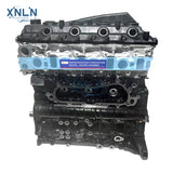 1KD-FTV long block engine side view, covered port flange