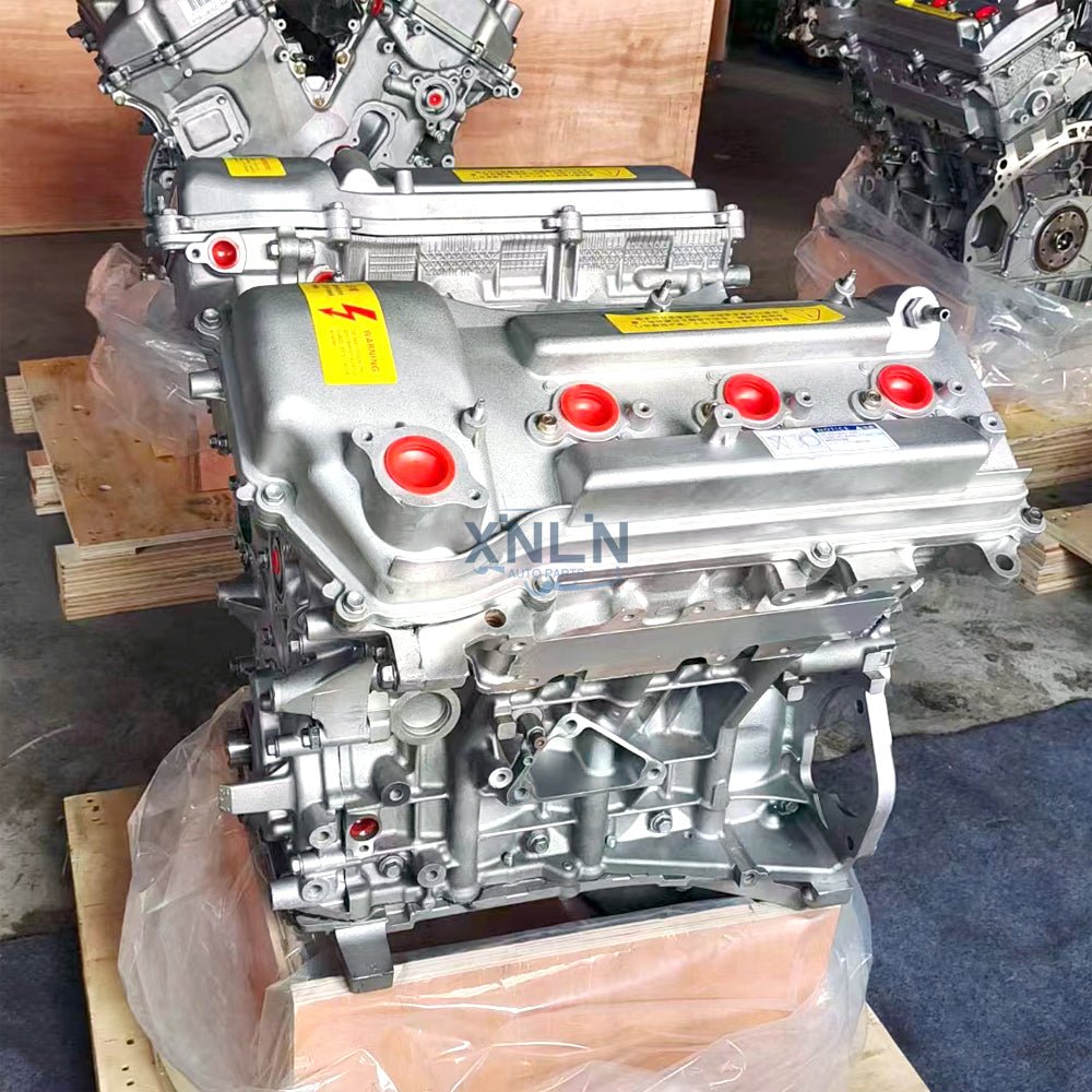 1GR 4.0L long block engine three-quarter view, shot 2