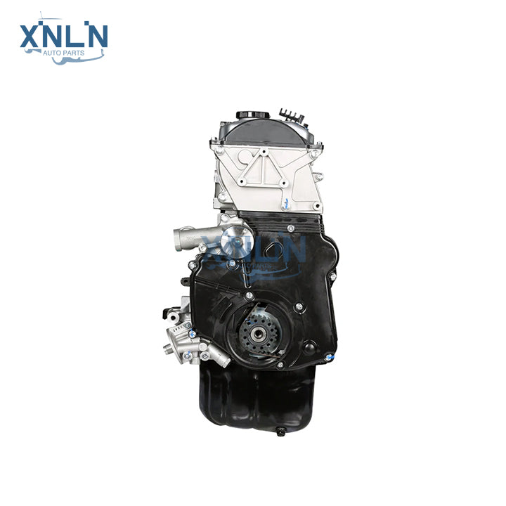 4G64 long block engine front view, timing cover