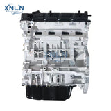 G4KC 2.4L long block engine front view, exposed block face