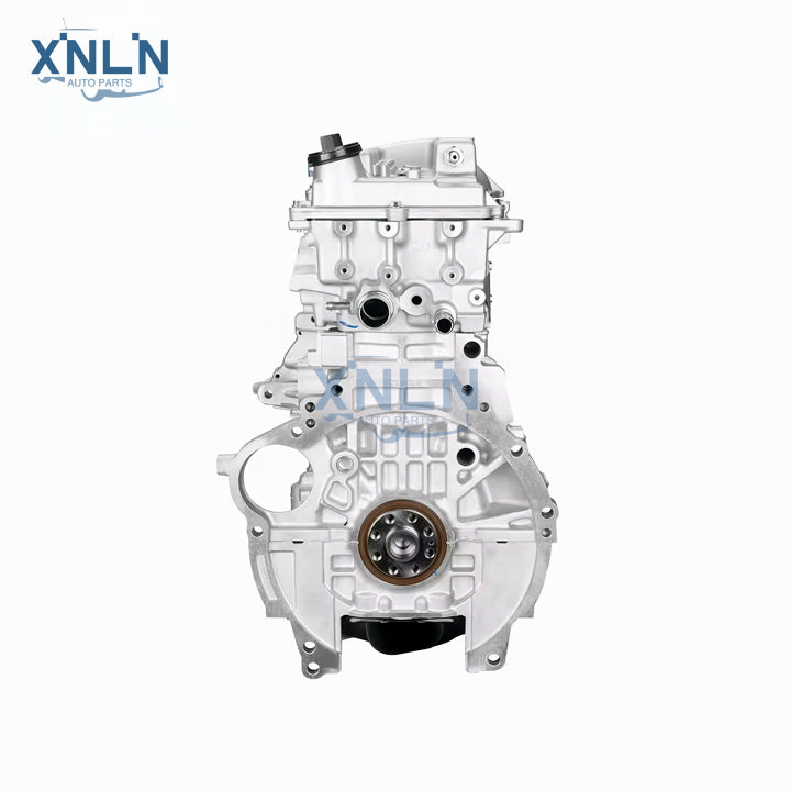 1ZZ-FE 1.8L long block engine rear view, crank seal