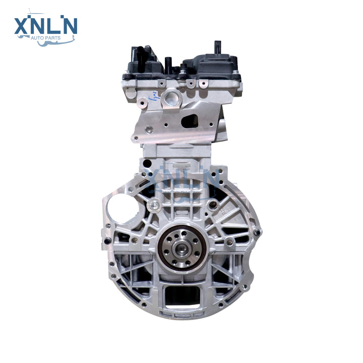 G4KH engine (long block) side view and flywheel