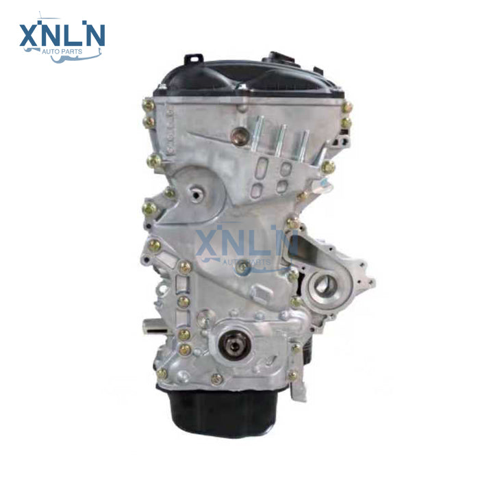 G4NB engine (long block) side view and timing chain cover