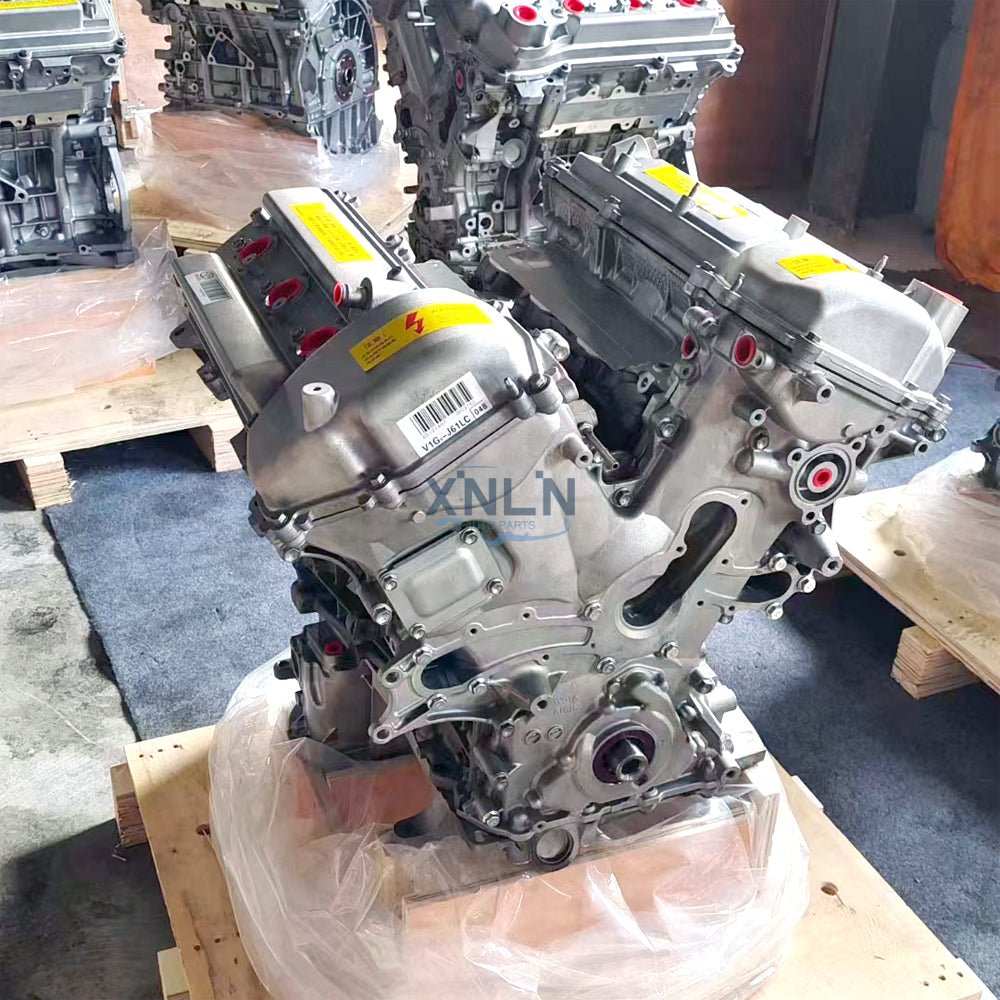1GR 4.0L long block engine three-quarter view, shot 5