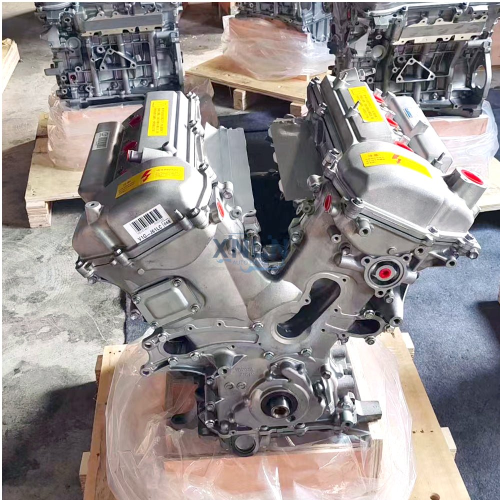 1GR 4.0L long block engine three-quarter view, shot 3