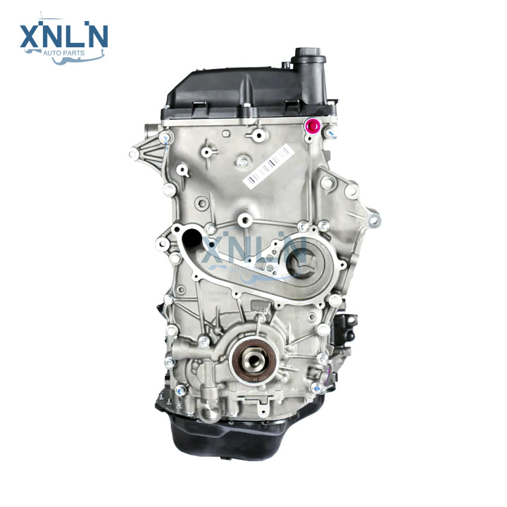 2TR-FE 2.7L long block engine front view, timing cover