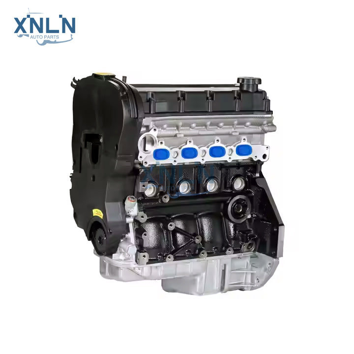 F16D3 1.6L long block engine front three-quarter view