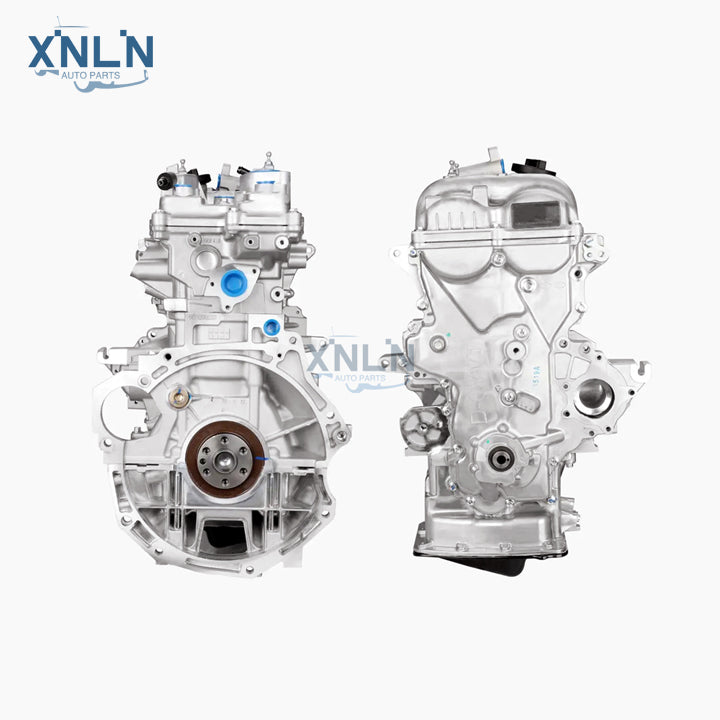 G4FD long block engine rear and front view