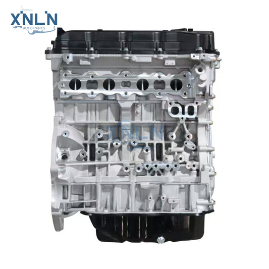 G4KC 2.4L long block engine side view, four ports visible