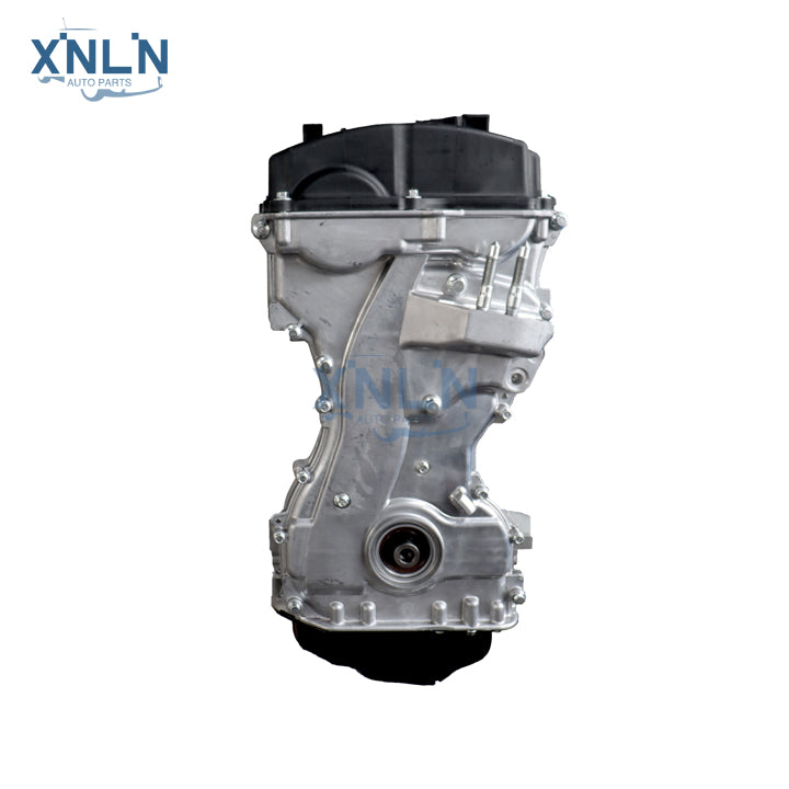 G4KD engine (long block) side view and timing chain cover