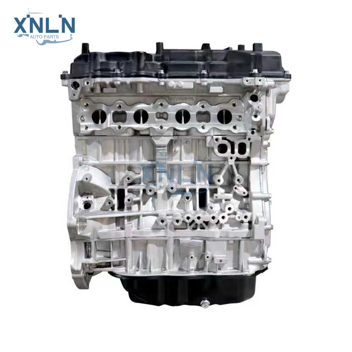 G4KJ long block engine front view, exposed block face
