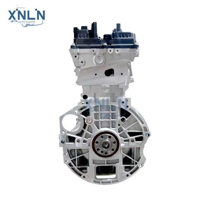 G4KJ Gen2 engine (long block) side view and flywheel