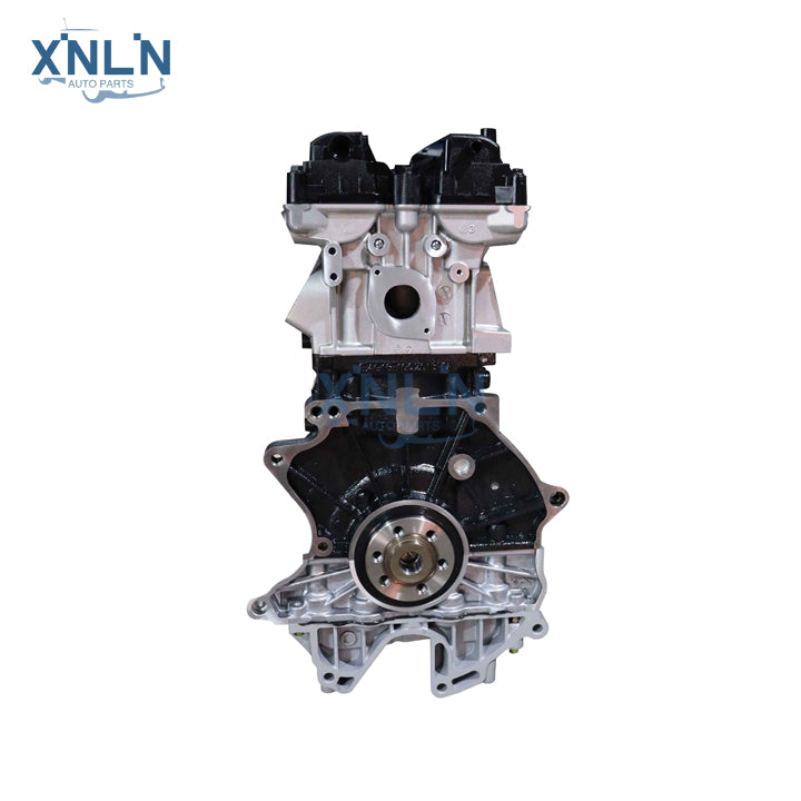 SQRE4G15C 1.5L long block engine front view, crank hub