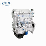 1ZZ-FE 1.8L long block engine front three-quarter view