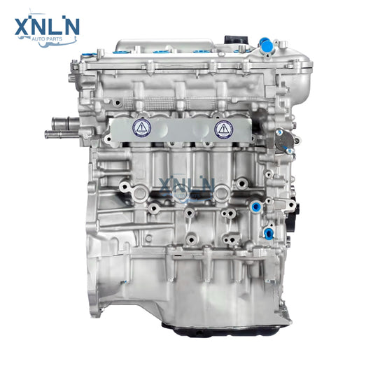 2ZR-FE 1.8L long block engine side view, covered port flange