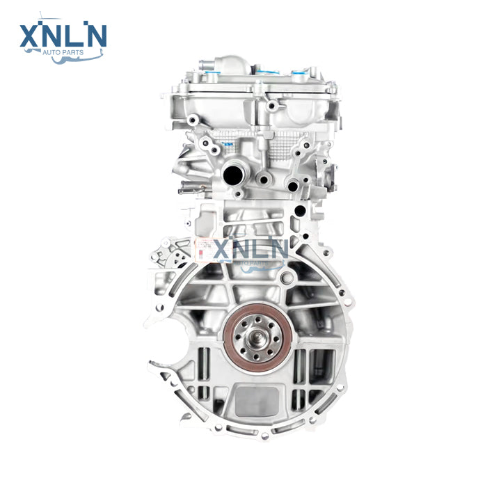 2ZR-FE 1.8L long block engine rear view, crank seal