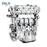 2ZR-FE 1.8L long block engine three-quarter view, front end