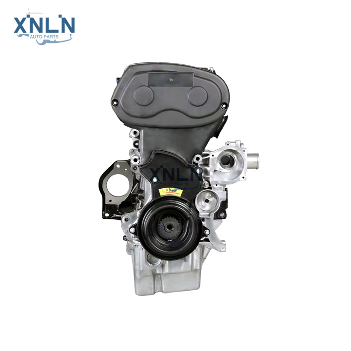 F18D4-2HO long block engine timing cover side, crank pulley