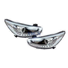 ACCENT (12~14) Car Led Headlights Projection light 92101 - 1R500 92102 - 1R500 - Xinlin Auto Parts